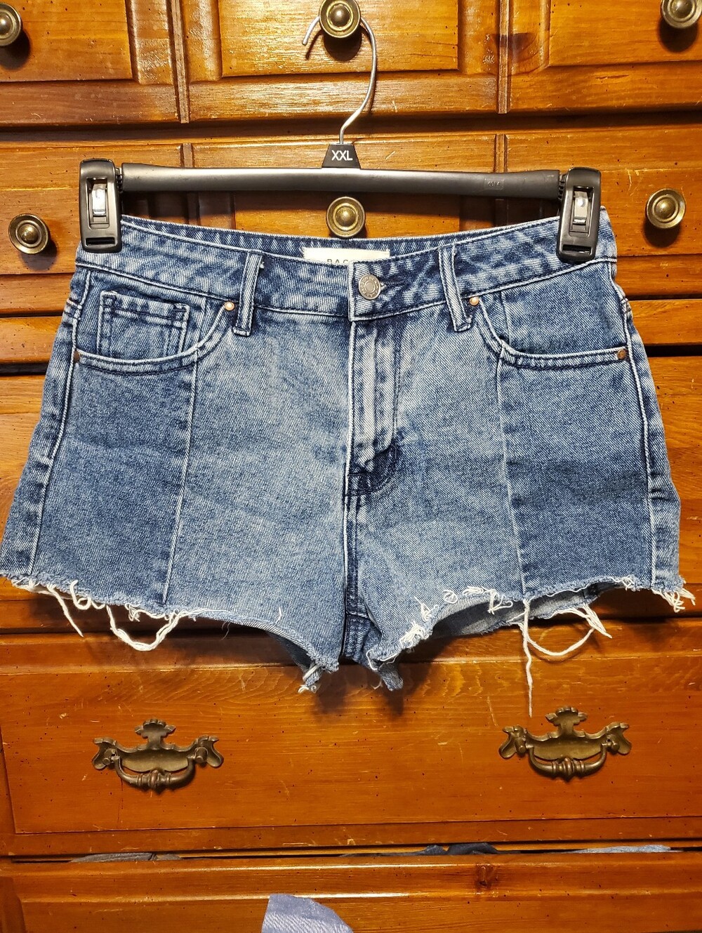 Pacsun Women’s Blue Denim Cutoff Shorts - Classic High-Rise Style